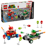 LEGO 72034 Mario Kart™ – Baby Mario Vastaan Baby Luigi
