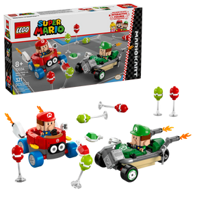 LEGO 72034 Mario Kart™ – Baby Mario Vastaan Baby Luigi