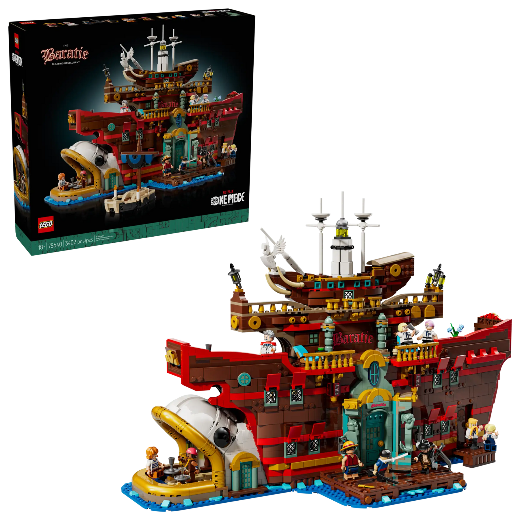 LEGO 75640 One Piece Kelluva Ravintola Baratie