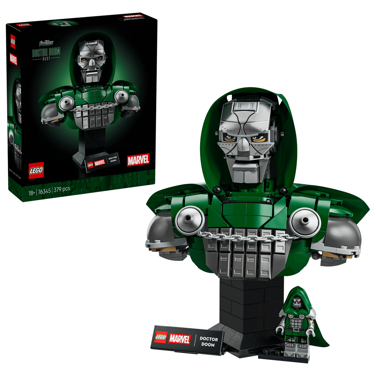 LEGO 76345  Marvel Tohtori Doomin Rintakuva