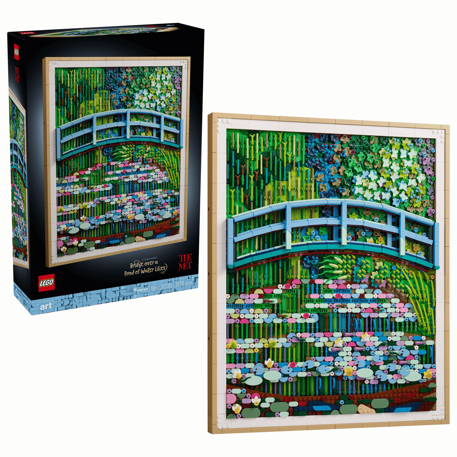 LEGO Art 31220 Claude Monet Lummelampi