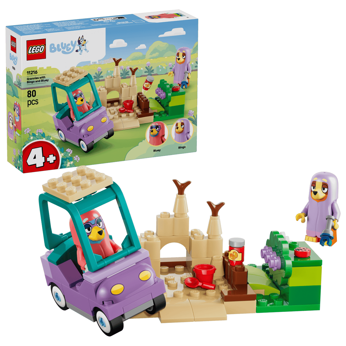 LEGO Bluey 11216 Pommo ja Tuuri Mummeleina