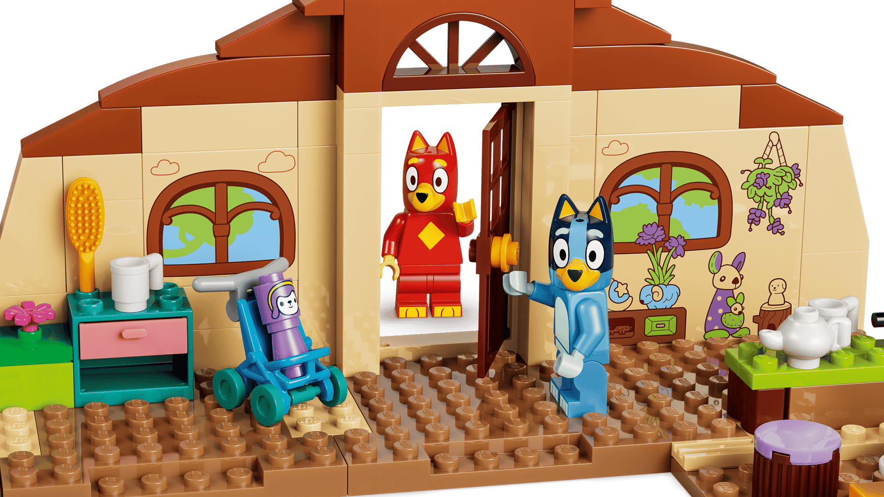 LEGO Bluey 11221 Rasse ja Tuuri Koulussa