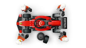 LEGO City 60443 F1®-Varikkopysähdys ja Varikkomiehistö sekä Ferrari-auto