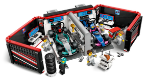 LEGO City 60444 F1®-Talli ja Mercedes-AMG‑ ja Alpine-autot