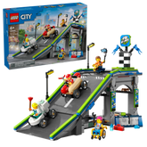 LEGO City 60460 Ei rajoja: Kilpa-autojen Ramppirata