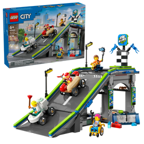 LEGO City 60460 Ei rajoja: Kilpa-autojen Ramppirata