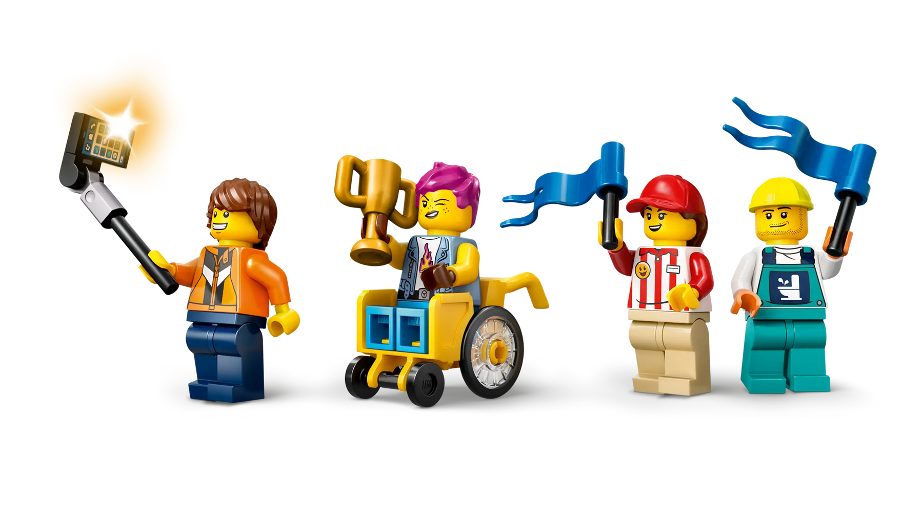 LEGO City 60460 Ei rajoja: Kilpa-autojen Ramppirata