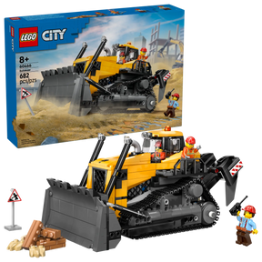 LEGO City 60466 Keltainen Puskutraktori