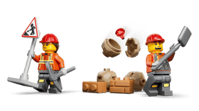 LEGO City 60480 Keltainen Traktorikaivuri