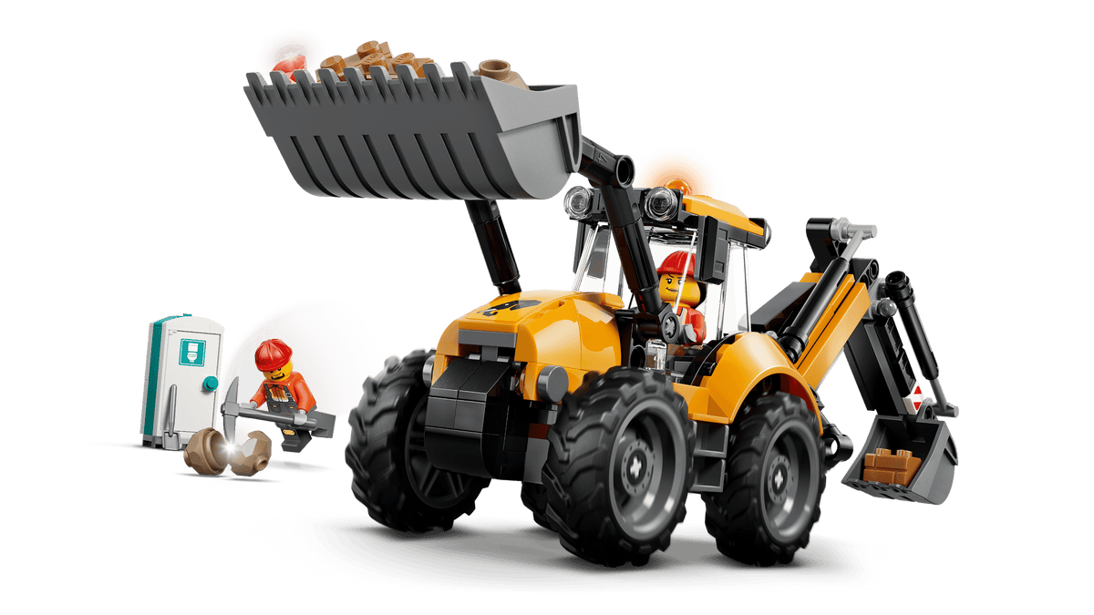 LEGO City 60480 Keltainen Traktorikaivuri