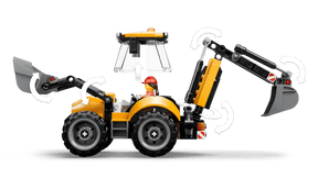 LEGO City 60480 Keltainen Traktorikaivuri