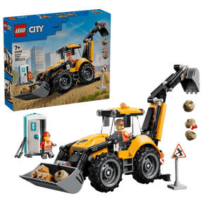 LEGO City 60480 Keltainen Traktorikaivuri