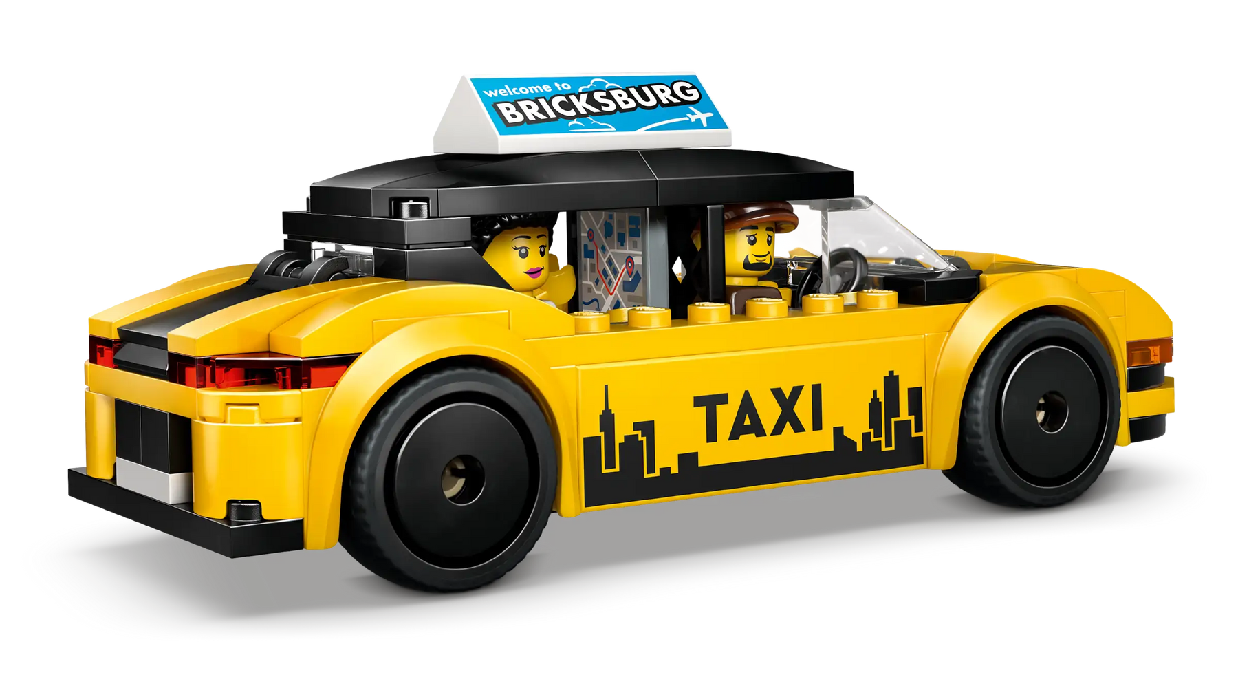 LEGO City 60487 Keltainen Taksi