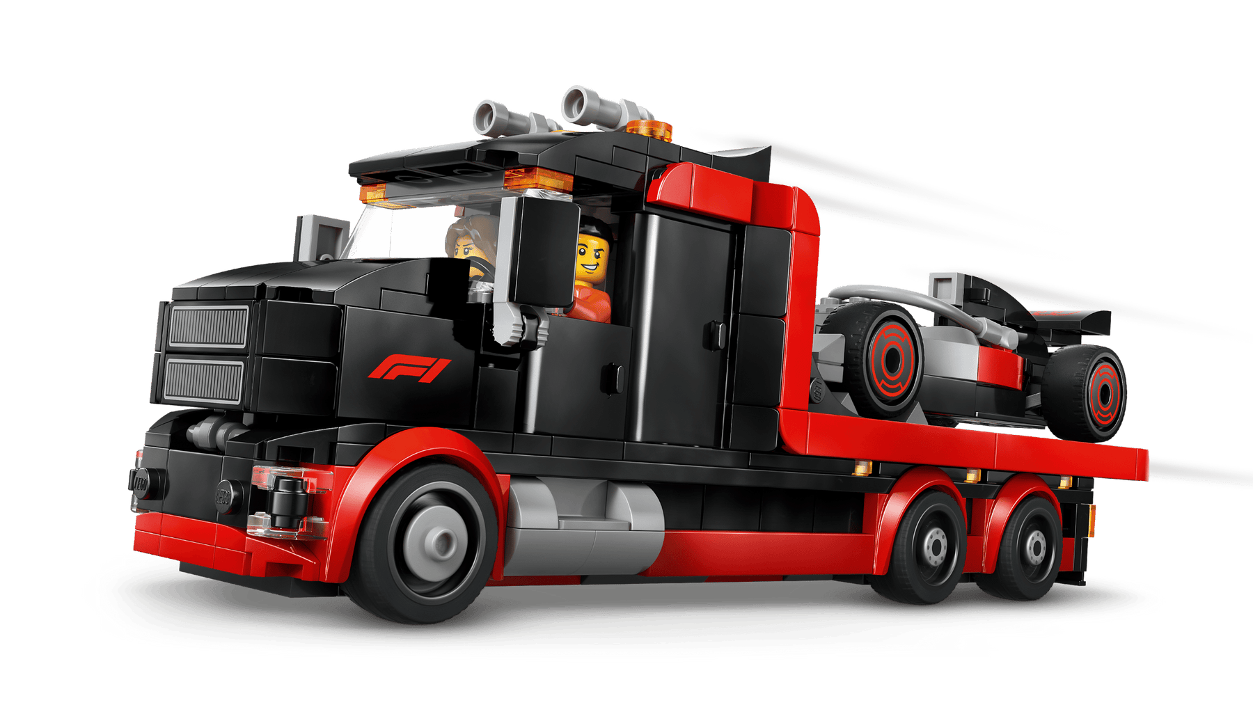 LEGO City 60493 F1-kuljetusauto ja Audi F1 ‑kilpa-auto