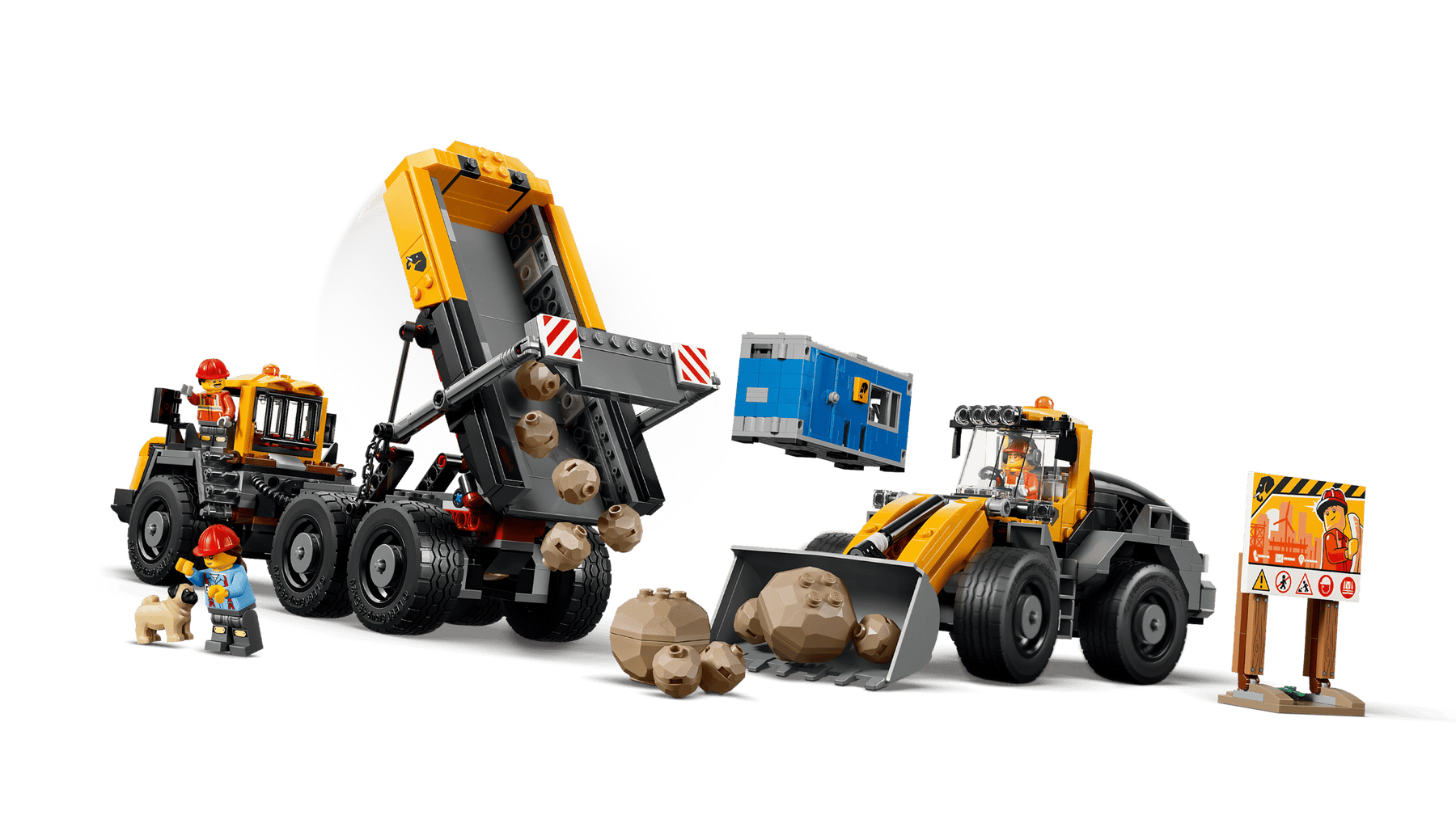 LEGO City 60494 Kippiauto ja Etukuormaaja