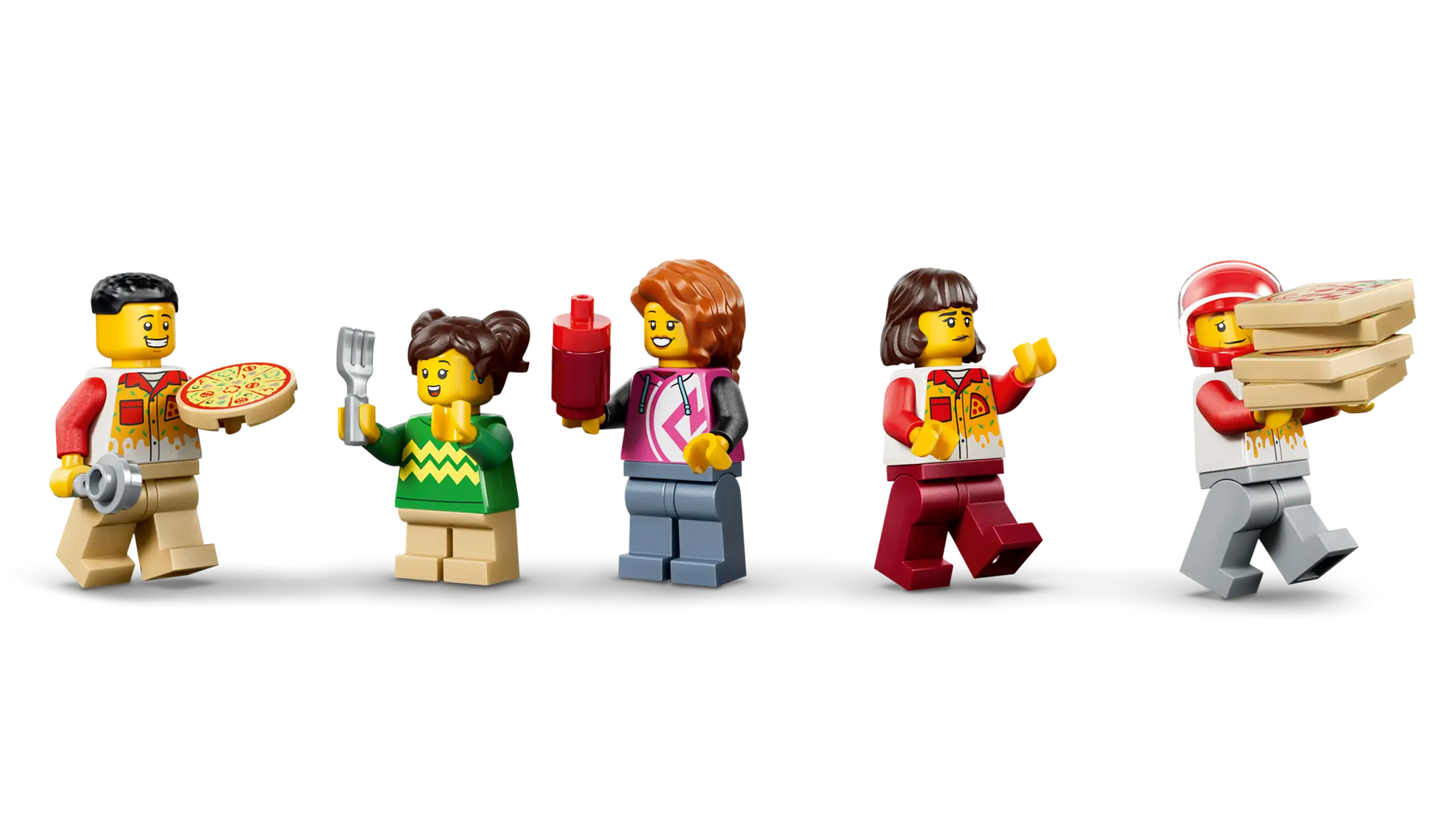 LEGO City 60496 Pizzaravintola ja Toimituskulkuneuvot