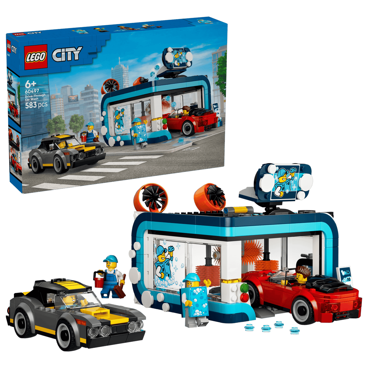 LEGO City 60497 Läpiajettava Autopesula1331
