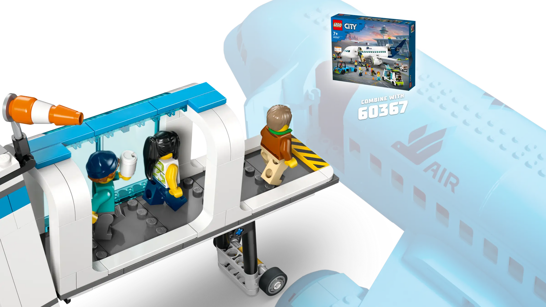 LEGO City 60502 Lentokenttä ja Lentokone