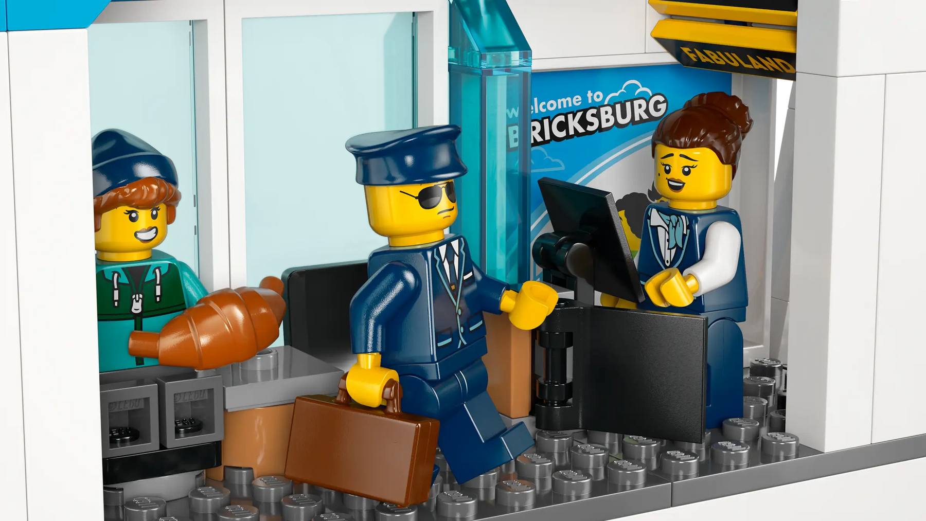LEGO City 60502 Lentokenttä ja Lentokone
