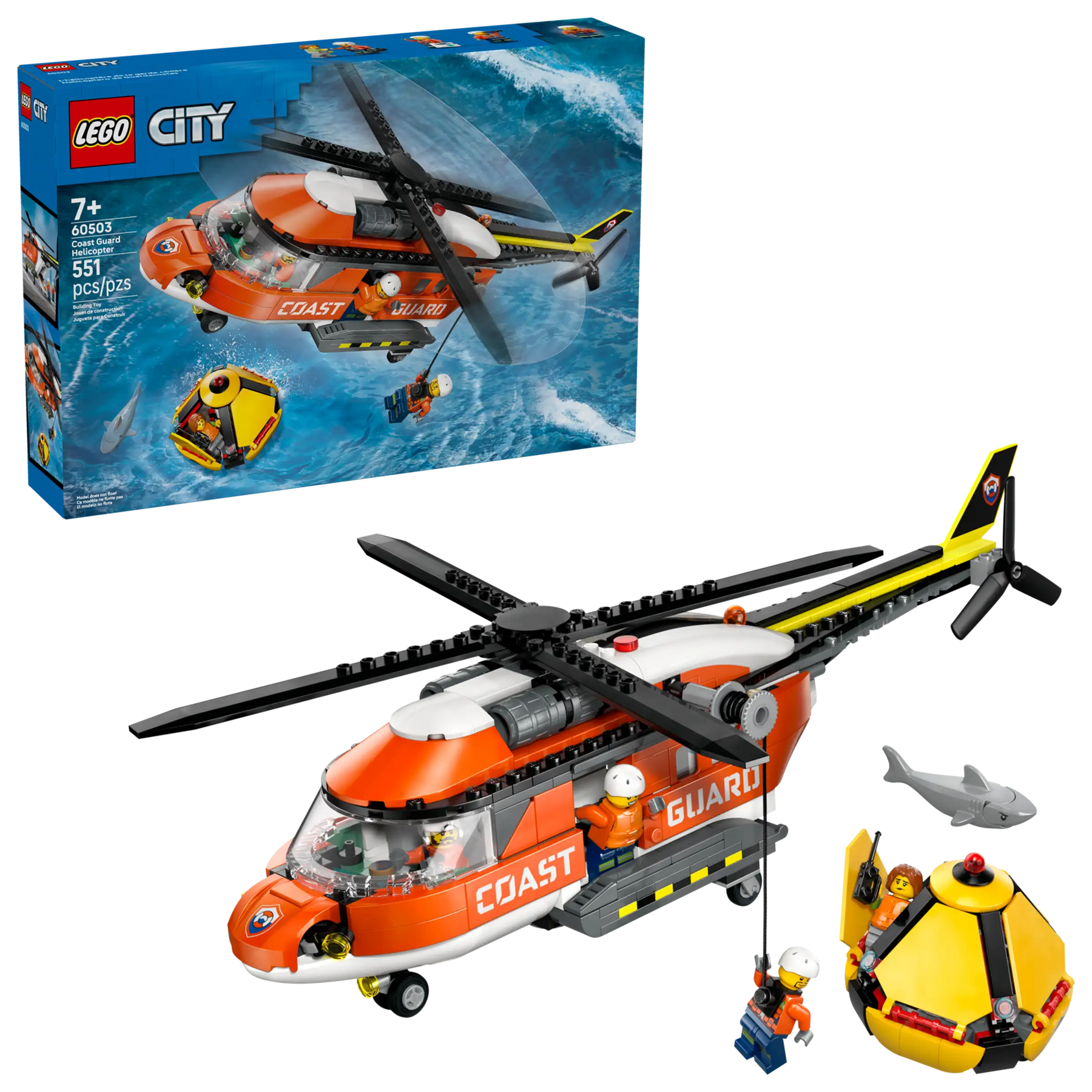 LEGO City 60503 Rannikkovartioston Helikopteri