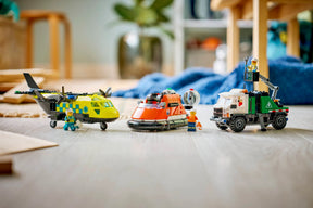 LEGO City 60505 Lentokone, Huoltoauto ja Ilmatyynyalus