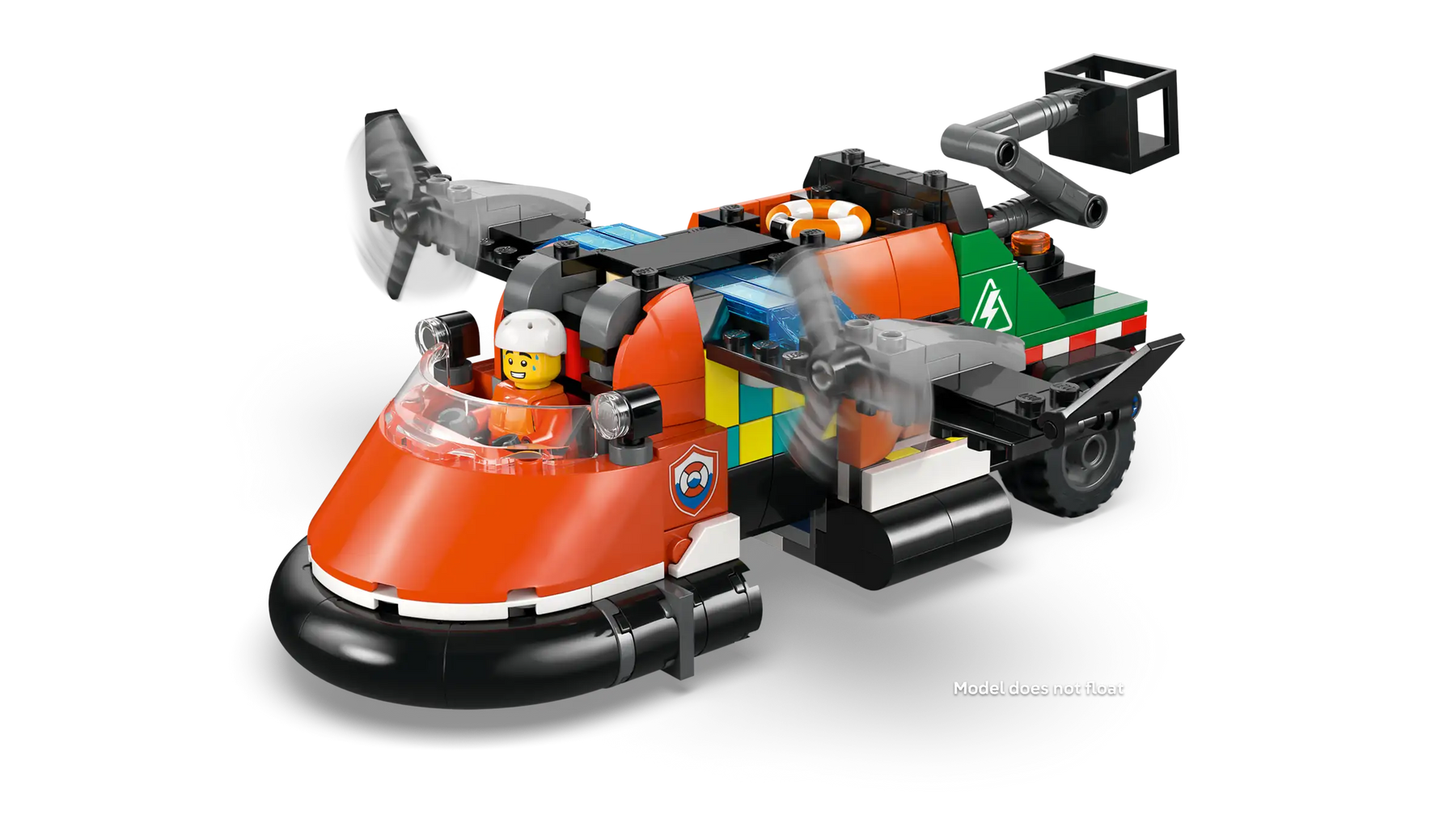 LEGO City 60505 Lentokone, Huoltoauto ja Ilmatyynyalus