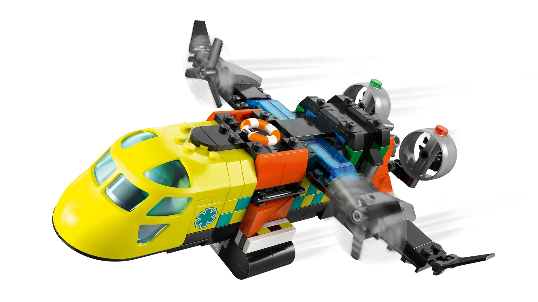 LEGO City 60505 Lentokone, Huoltoauto ja Ilmatyynyalus