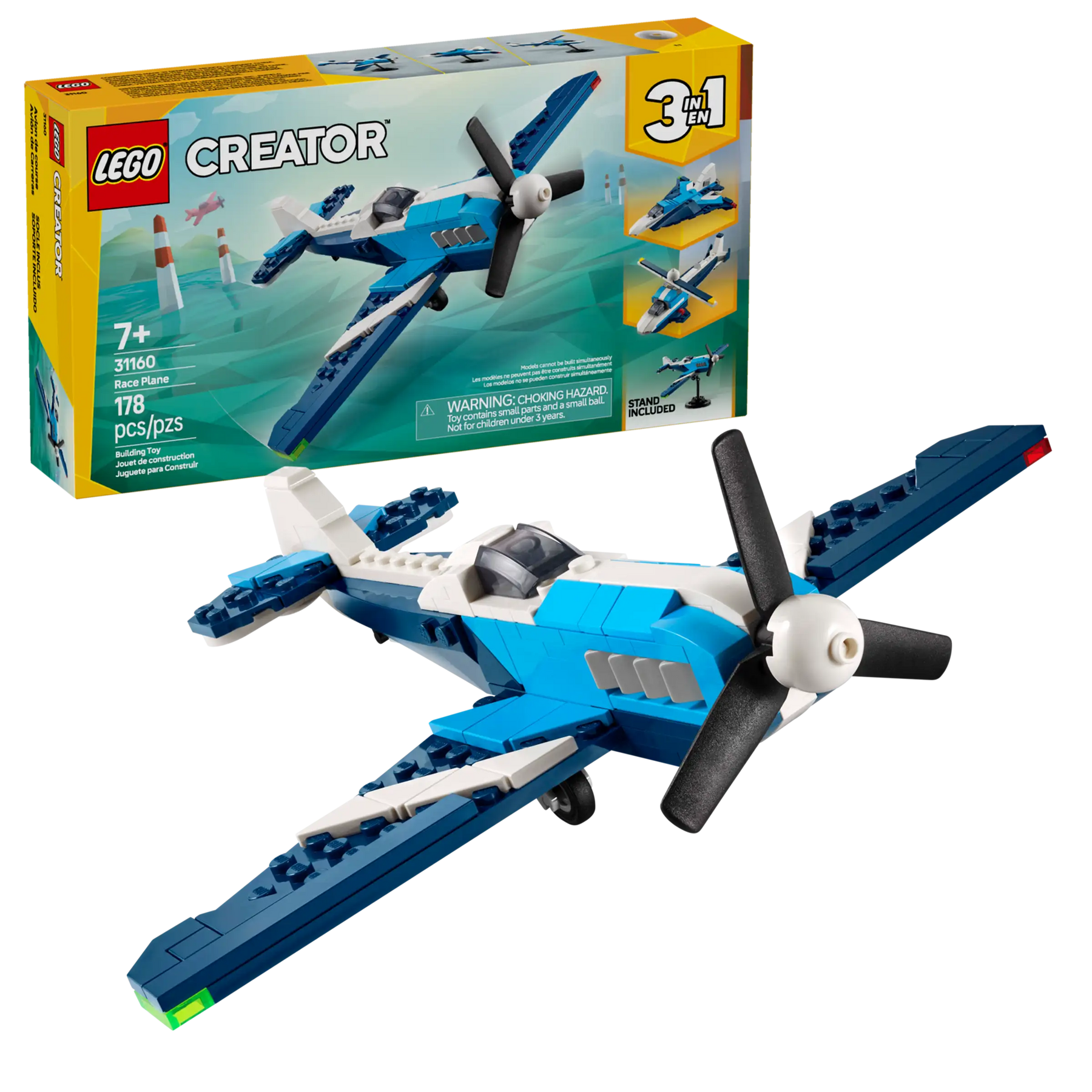 LEGO Creator 31160 Ilma-alus: Kilpalentokone