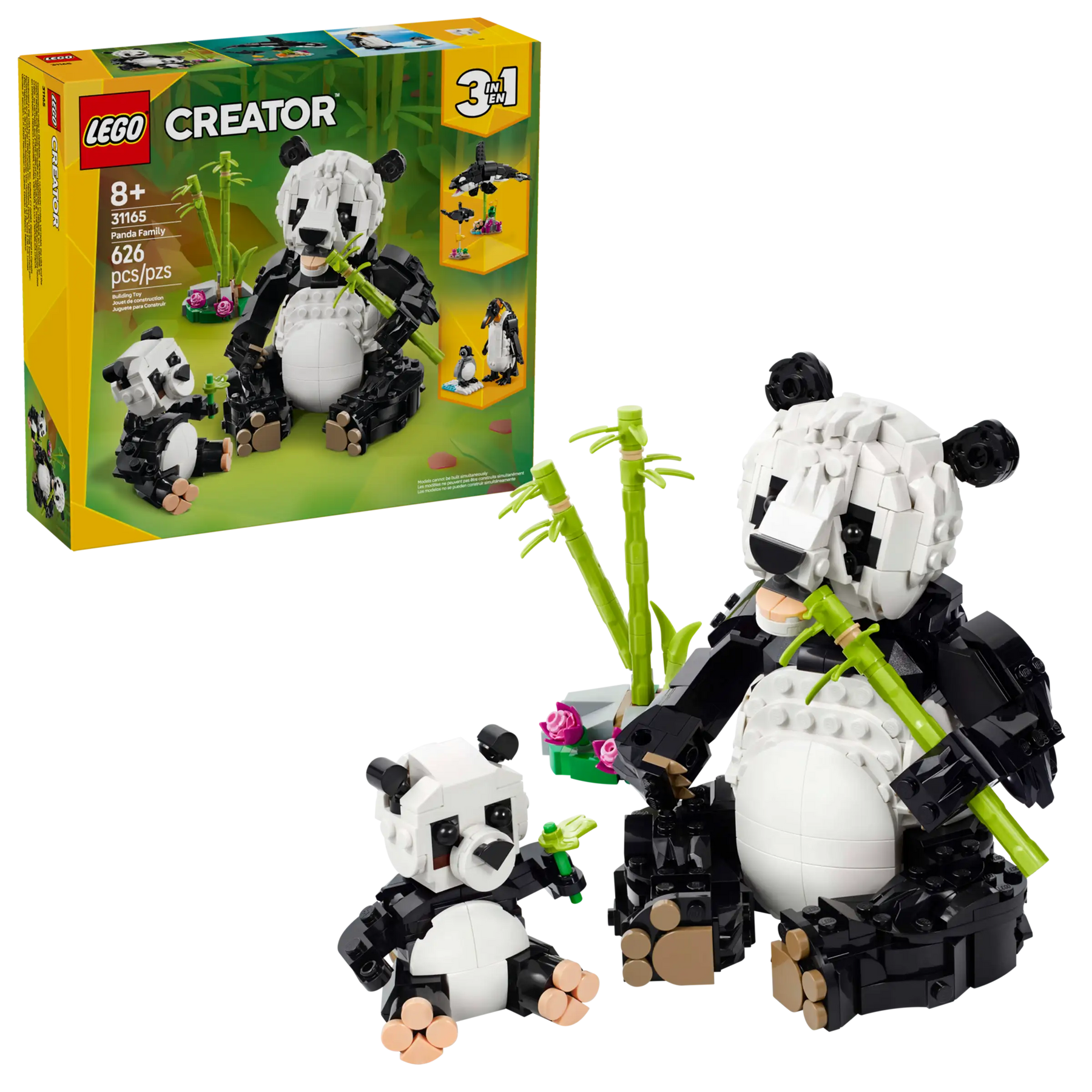LEGO Creator 31165 Villieläimet: Pandaperhe