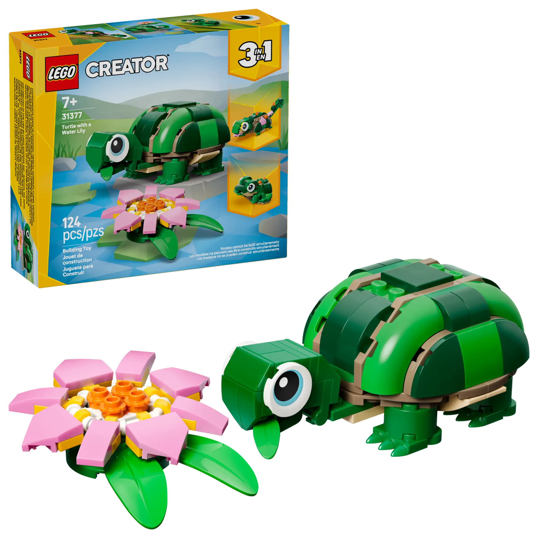 LEGO Creator 31377 Kilpikonna ja Lumpeenkukka