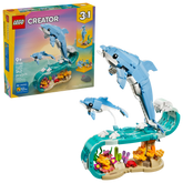 LEGO Creator 31385 Merieläimet: Söpöt Delfiinit