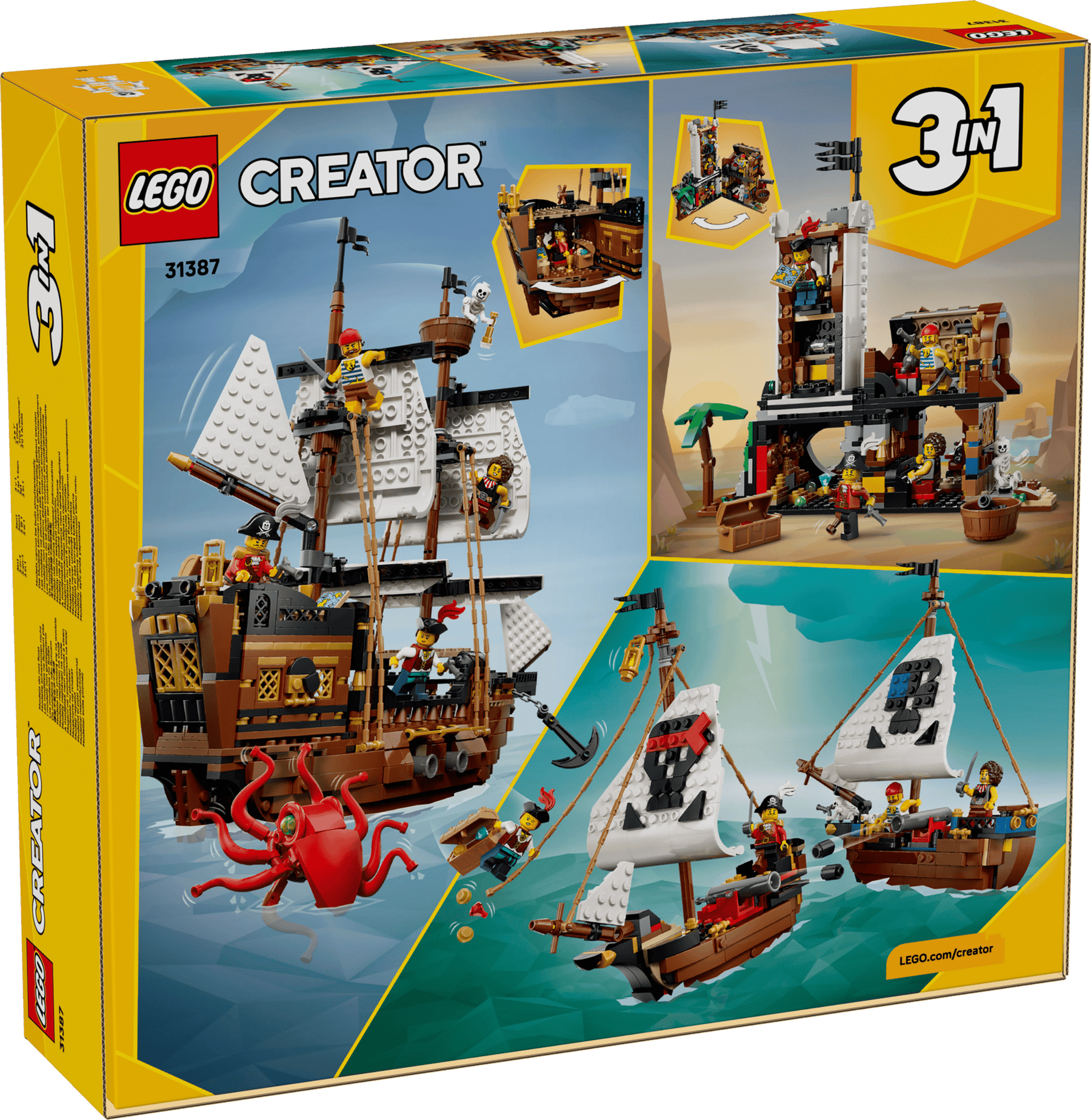 LEGO Creator 31387 Mahtava Merirosvolaiva