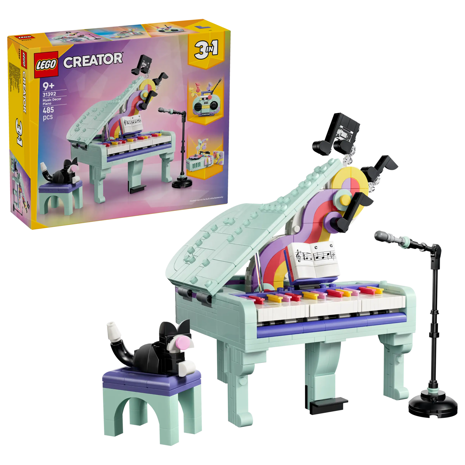 LEGO Creator 31392 Koristepiano ja Kissa