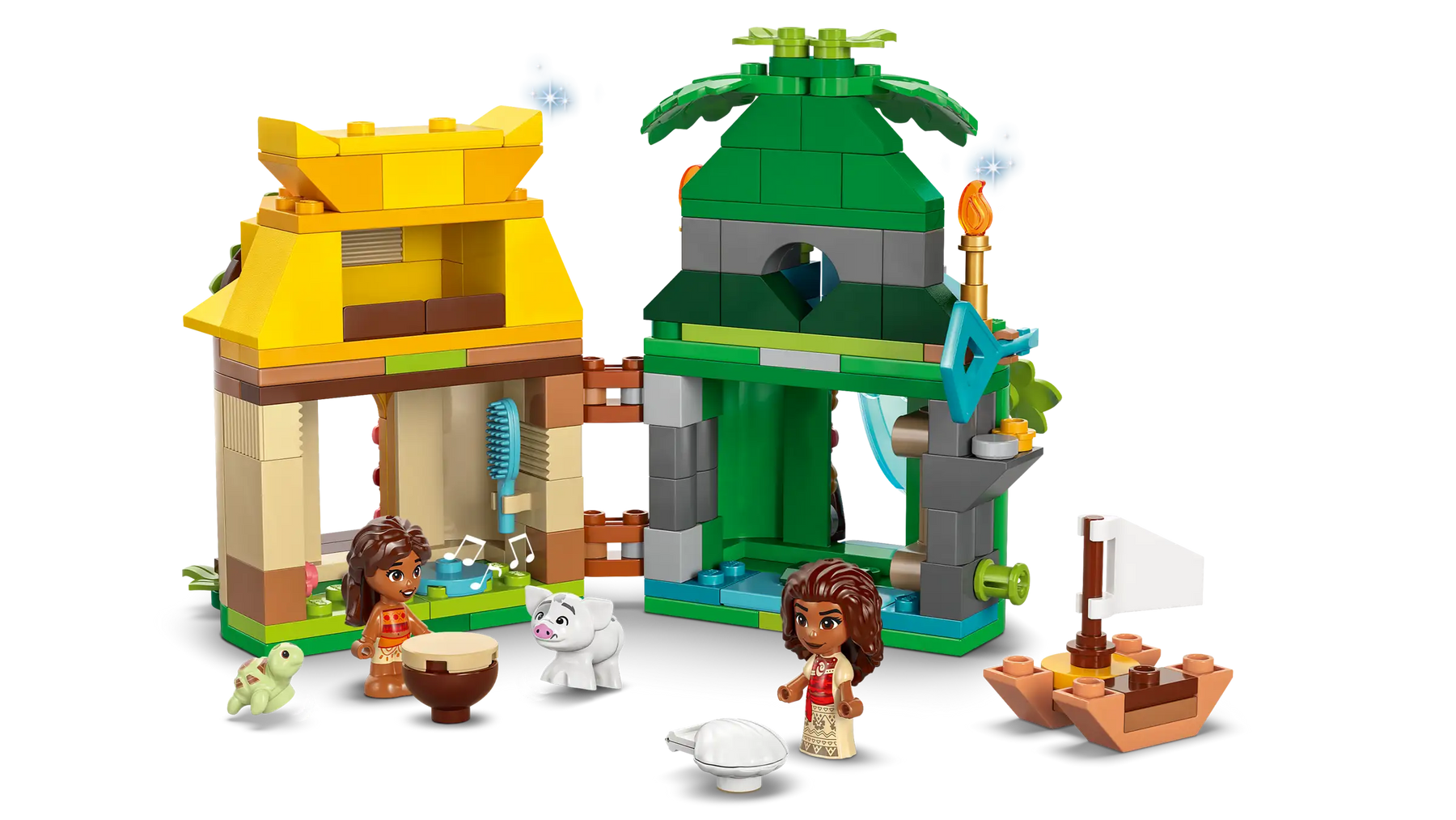 LEGO Disney 43260 Vaianan Hauskat Saaripuuhat