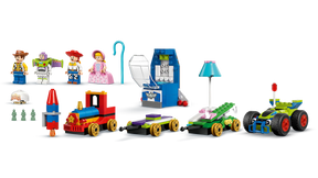 LEGO Disney 43264 Toy Story -juhlavuoden Juna ja Radio-ohjattava Auto