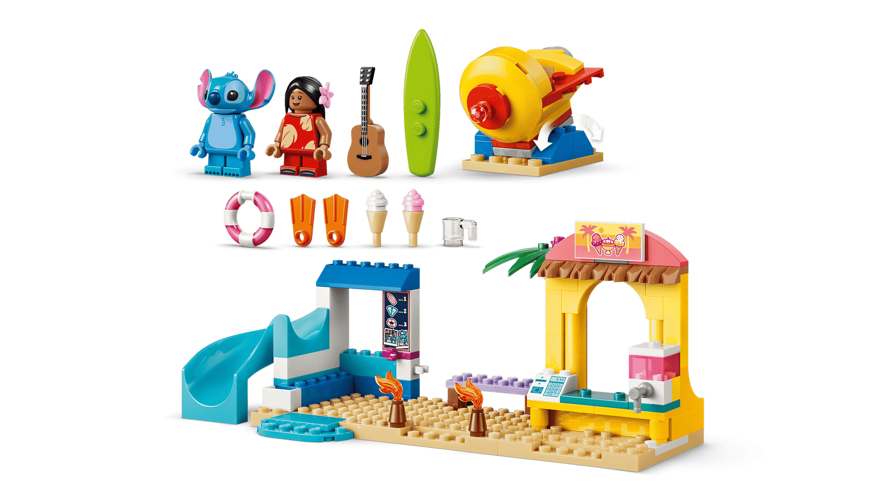 LEGO Disney 43280 Rantahupia Lilon ja Stitchin Kanssa