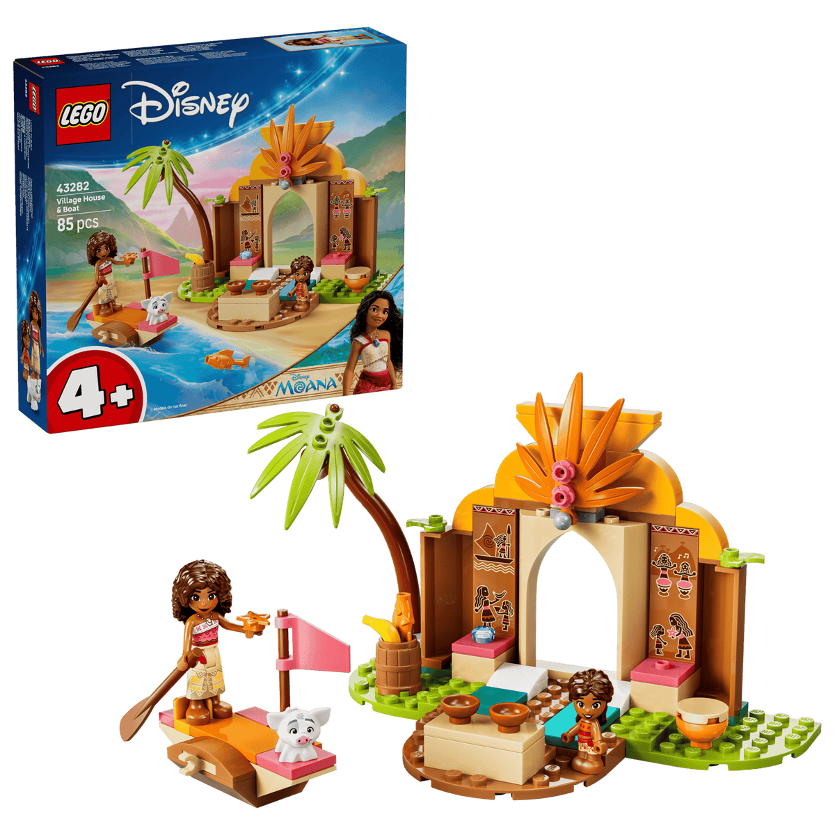 LEGO Disney 43282 Kylän Talo ja Vene