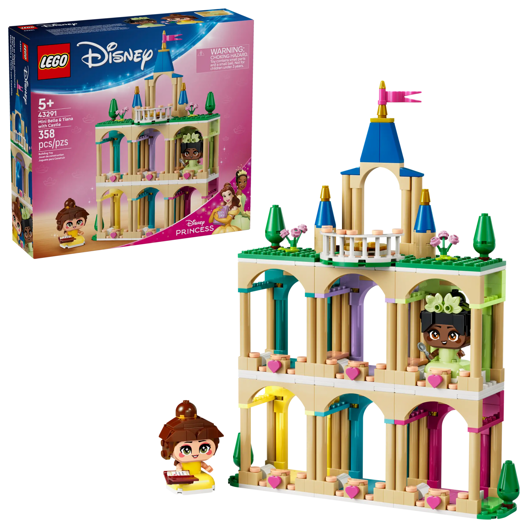 LEGO Disney 43291 Bellen ja Tianan Linna Minikoossa