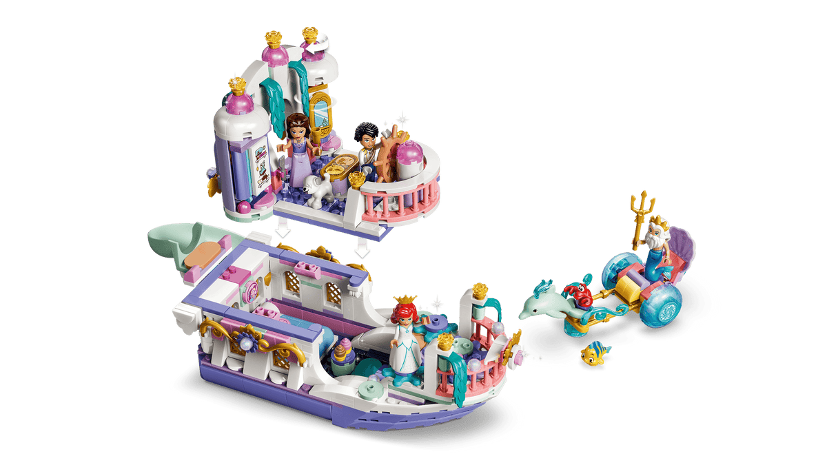 LEGO Disney 43299 Arielin Kuninkaallinen Häävene