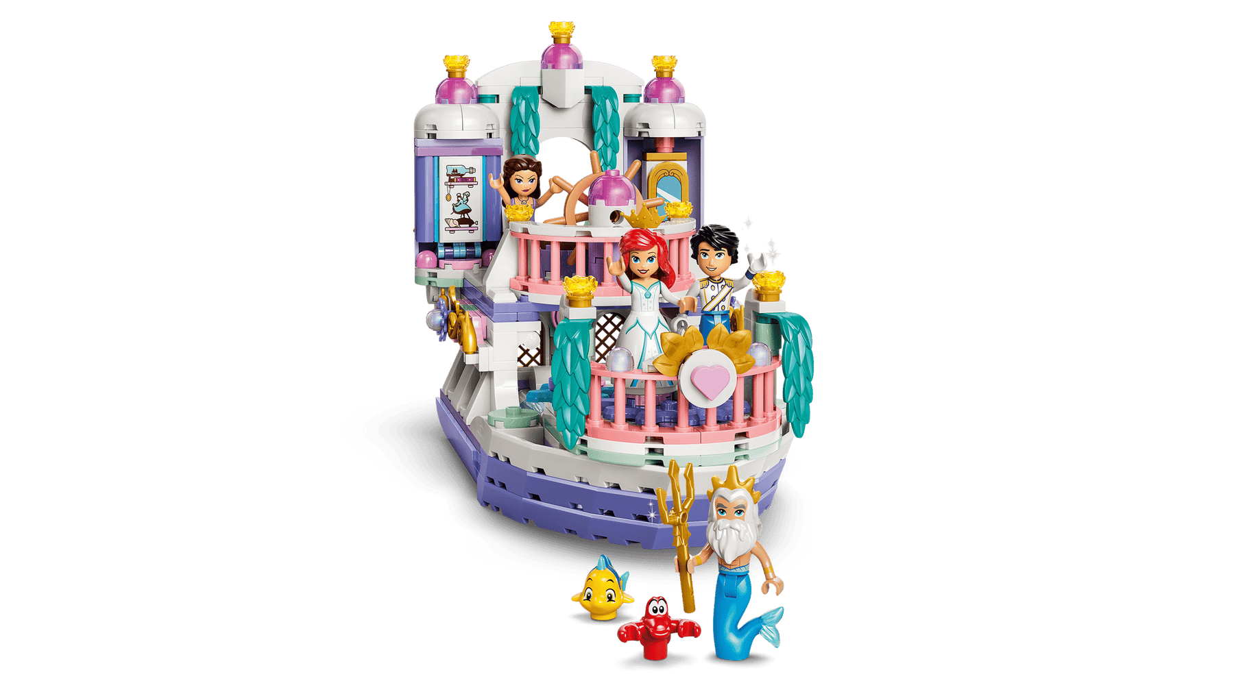 LEGO Disney 43299 Arielin Kuninkaallinen Häävene