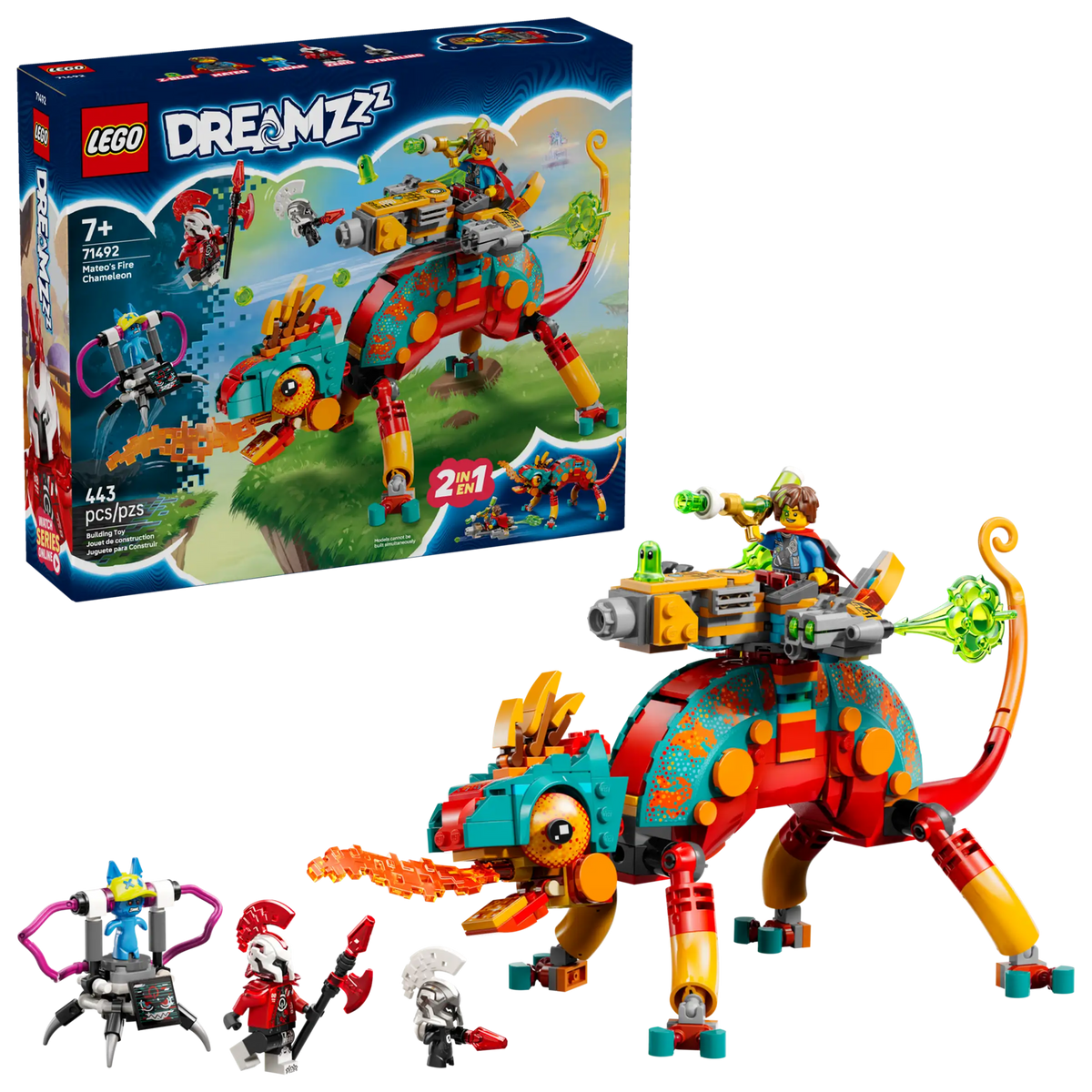 LEGO Dreamzzz 71492 Mateon Tulikameleontti