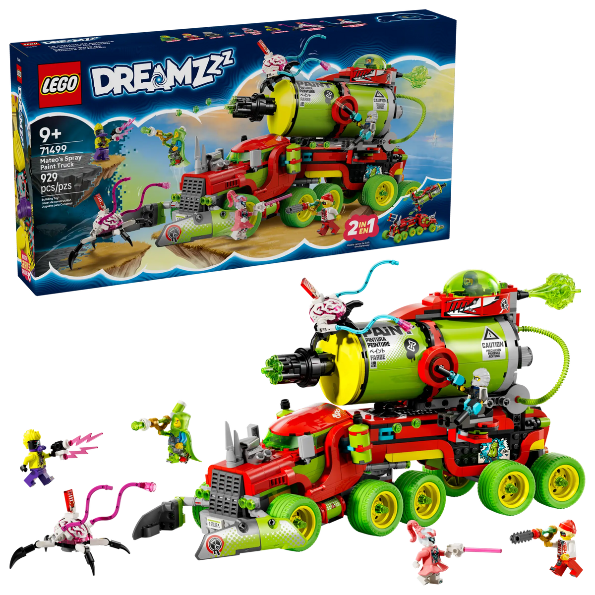 LEGO Dreamzzz 71499 Mateon Spraymaaliauto