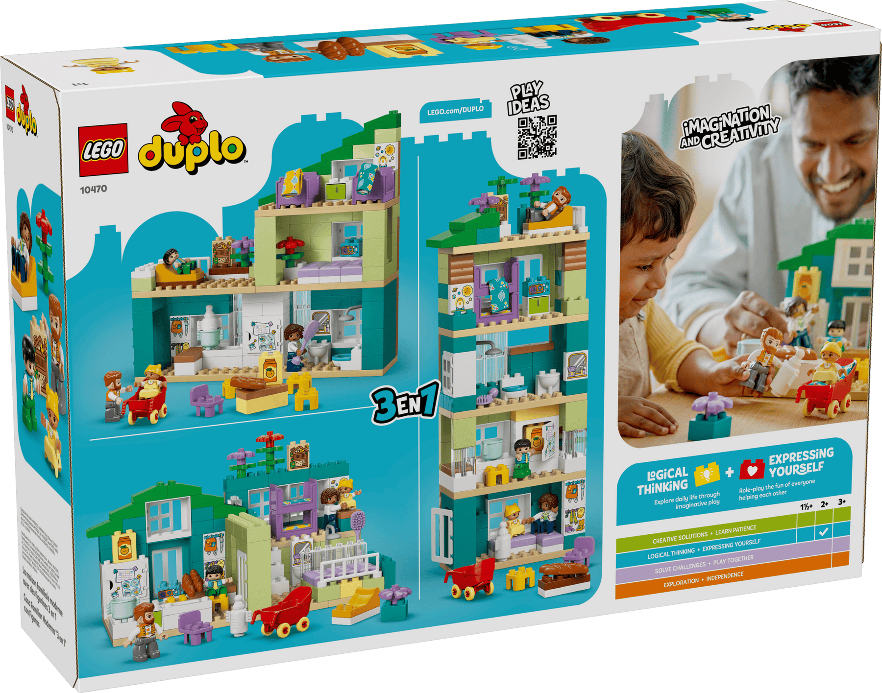 LEGO Duplo 10470 Nykyaikainen Omakotitalo ja Hahmot 3in1