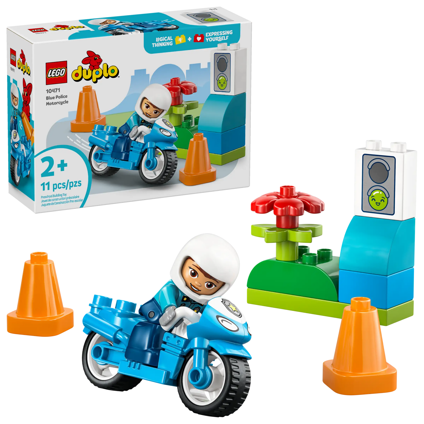 LEGO Duplo 10471 Sininen Poliisimoottoripyörä