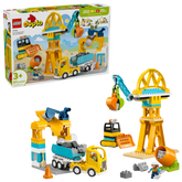 LEGO Duplo 10476 Rakennustyömaa ja Työmaa-Ajoneuvot 3in1