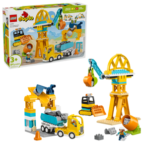 LEGO Duplo 10476 Rakennustyömaa ja Työmaa-Ajoneuvot 3in1