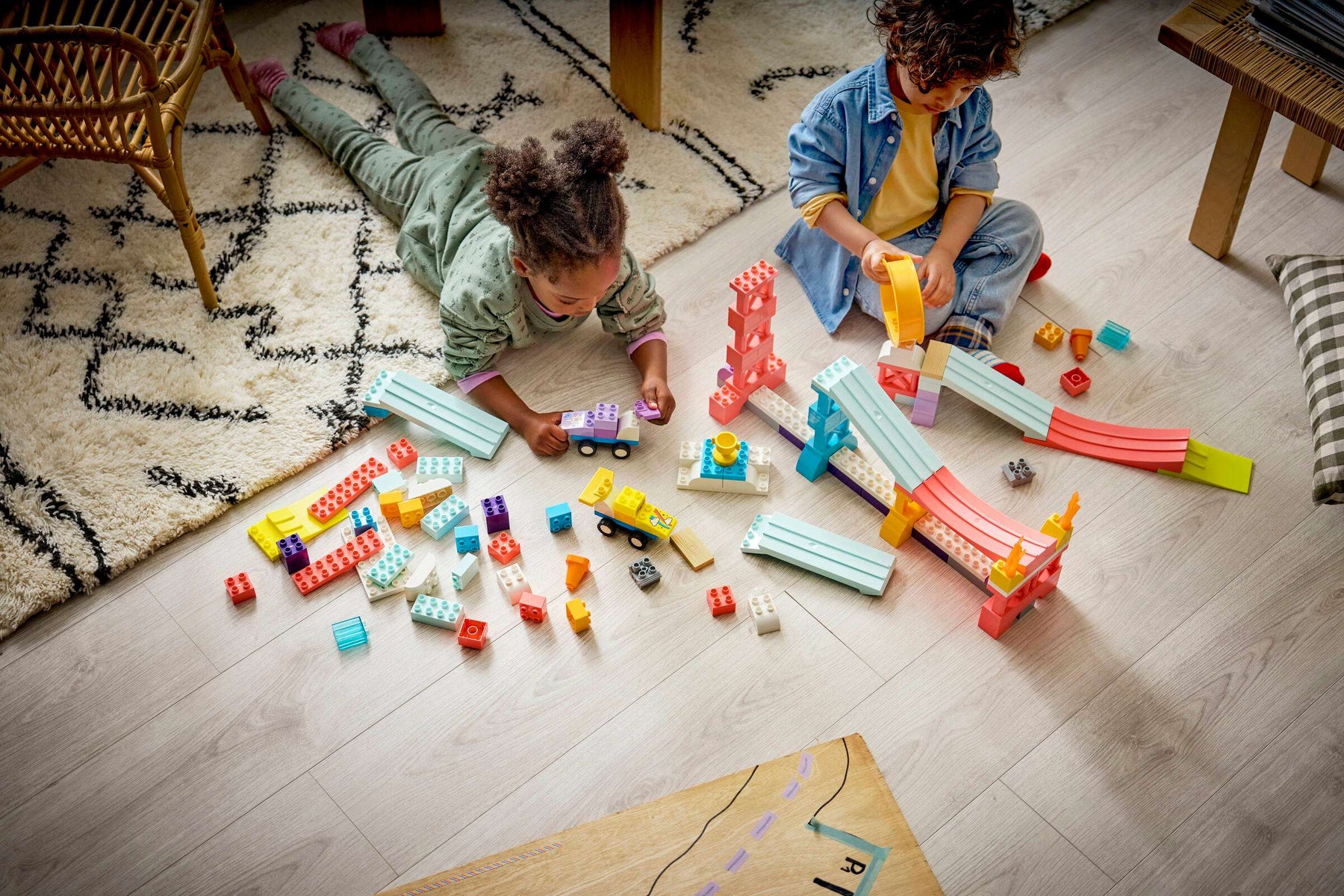 LEGO Duplo 10478 Luovat Rampit ja Ajoneuvot 3in1