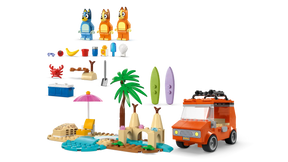 LEGO Duplo 11202 Blueyn Perheen Autoretki Rannalle