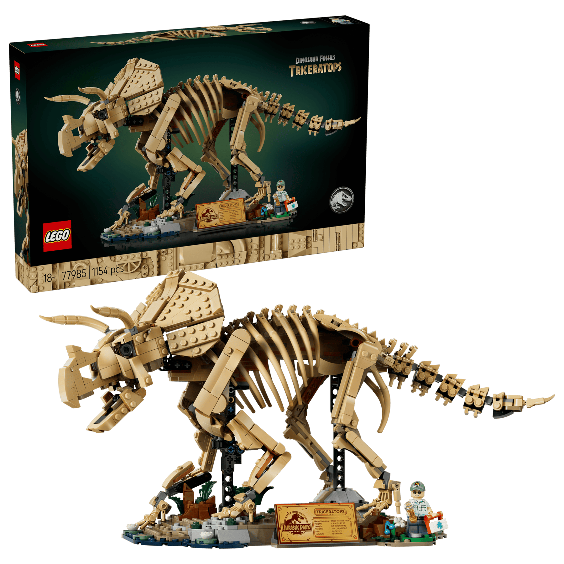 LEGO Editions 77985 Dinosaurusfossiilit: Triceratops
